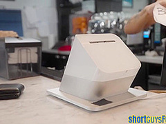 Tiny guy IR pussyfuck perv 21yo sluts in 3some at the cafe