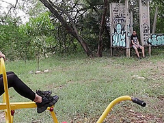 Outdoor I Meet My New Neighbor And She Takes Me To Her House To Eat Her Perfect Pussy