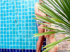 Blowjob In Public Pool Shower And Cum In Mouth 8 Min