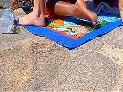 Casal De Namorados Excitados, No Verdadeiro Sexo Amador Na Praia 11 Min
