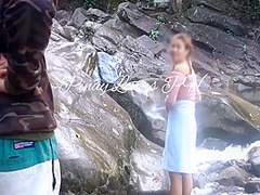 Random Stranger Fucks My Pussy On The Falls 10 Min With Vixenn Cruz