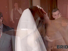 BRIDE4K. Small cheap wedding turns into public fucking action of the brides