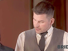 BRIDE4K. Small cheap wedding turns into public fucking action of the brides