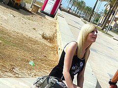 Blonde Babe Moans In Pleasure As She Gets A Had Fuck On The Back Of A Truck - CumDateMe
