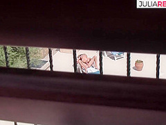 The Perverted Couple Fuck At The Hotel Pool - KinkyBitches