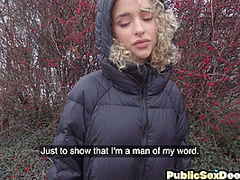 Euro public 21yo nympho in stockings POV doggystyle