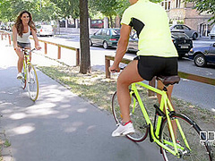 From Biking To Fucking - Hardcore Ass Fucking in The Bedroom - PornWorld