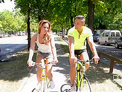 From Biking To Fucking - Hardcore Ass Fucking in The Bedroom - PornWorld