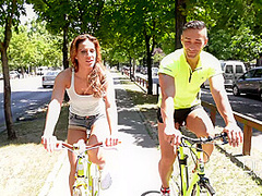 From Biking To Fucking - Hardcore Ass Fucking in The Bedroom - PornWorld