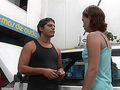 Bitch Blowing And Fucking Her Mechanic - HotEuroGirls