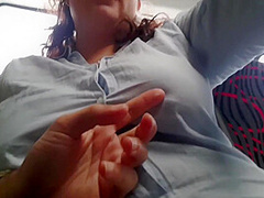 Seduces Milf To Suck&jerk His Dick In Bus 10 Min