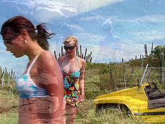 Lovely Lesbian Action Outdoors - NaughtyGirls