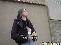 21yo bigbooty public hairy slut riding cock POV public