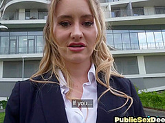 Public sex Alt slut in lingerie POV fuck and suck cock