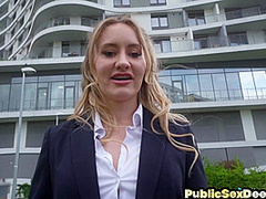 Public sex Alt slut in lingerie POV fuck and suck cock