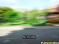 Euro cockhungry classy babe fucked from behind POV