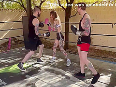 Bi Mmf Threesome - Girl Boxer Takes Turns On Two Big Cocks Awlivv 8 Min - Buck Richards And Steve Rickz