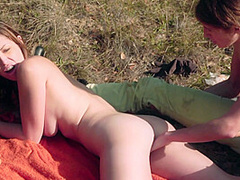 Lesbian Picnic Gets Wild - NaughtyGirls