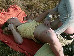 Lesbian Picnic Gets Wild - NaughtyGirls