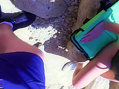 Caught Fucking On The Beach!