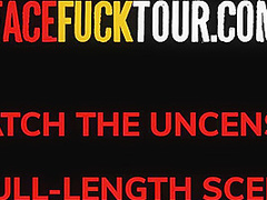 Face Fuck Tour - Skinny Latina Yessica Bunny Swallows Big Dick Outside