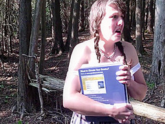 Lost And Fucked Hard In The Woods!