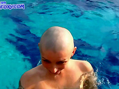 Lisa Fox - Romantic Bald Shaving Head Compilation With