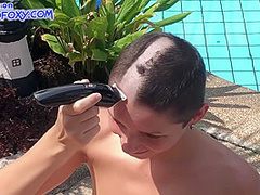 Lisa Fox - Romantic Bald Shaving Head Compilation With