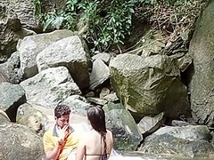 Im Out For A Walk With My Neighbor And I Fuck Her In The River