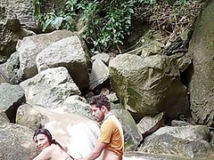 Im Out For A Walk With My Neighbor And I Fuck Her In The River