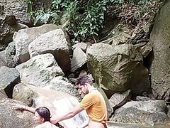 Im Out For A Walk With My Neighbor And I Fuck Her In The River