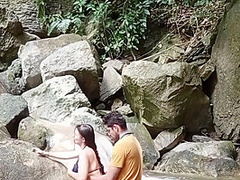 Im Out For A Walk With My Neighbor And I Fuck Her In The River