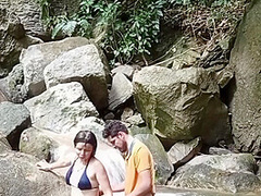 Im Out For A Walk With My Neighbor And I Fuck Her In The River