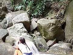 Im Out For A Walk With My Neighbor And I Fuck Her In The River