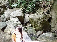 Im Out For A Walk With My Neighbor And I Fuck Her In The River