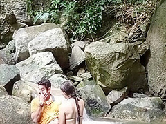 Im Out For A Walk With My Neighbor And I Fuck Her In The River