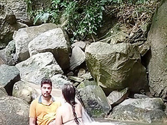 Im Out For A Walk With My Neighbor And I Fuck Her In The River