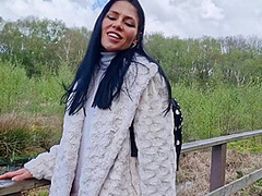 Risky Public Nudity With No Panties On And Peeing