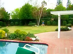 Horny pornstar Allysin Chaynes in crazy blonde, college adult clip