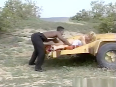 Horny pornstar in crazy mature, outdoor porn clip