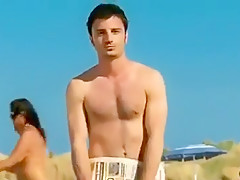 Exotic amateur Beach, Outdoor sex scene