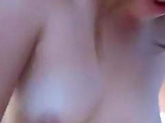 Nasty redhead sextape in car