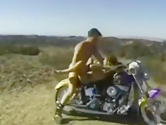 hitchhiking slut fucked on a bike