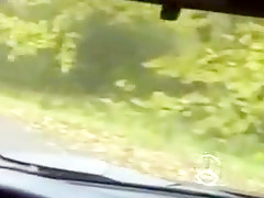 French wives taken first time dogging !