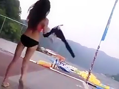 Asian college girl