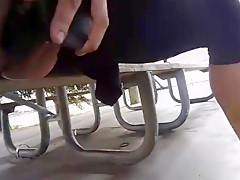 56yo fucking myself at the park