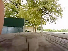56yo fucking myself at the park