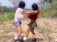 Exotic amateur Big Tits, Outdoor porn movie