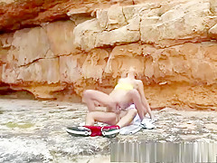 Best pornstar Sily Slutova in incredible blonde, outdoor porn clip