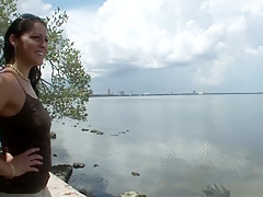 Best pornstar in horny brunette, striptease adult movie